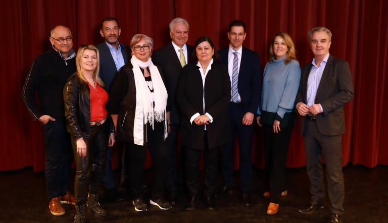 Der Vorstand des Wirtschaftsrates: Christoph Miethke, Christiane Preuß, Karsten Wagner, Dagmar Pätzold, Götz Friederich, Birgit Derwanz-Dahlmann, Dr. Daniel Hönow, Kerstin Zwirn, Stefan Frerichs (v.l.n.r.)