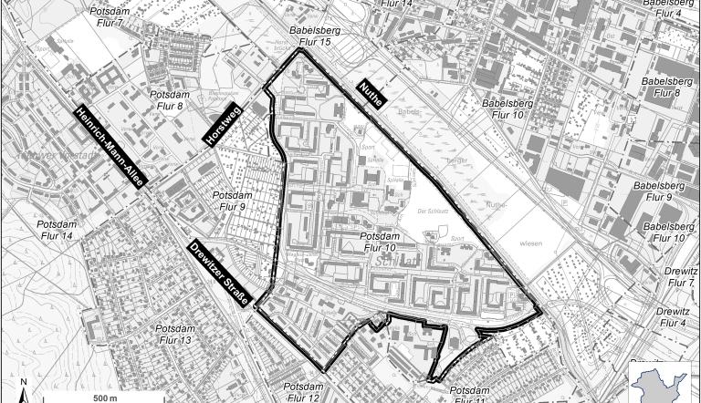 Übersichtskarte zum Bebauungsplan Nr. 138 „Am Schlaatz“ Übersichtskarte zum Bebauungsplan Nr. 138 „Am Schlaatz“