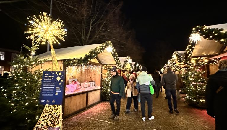 Sternengasse auf dem Potsdamer Weihnachtszauber