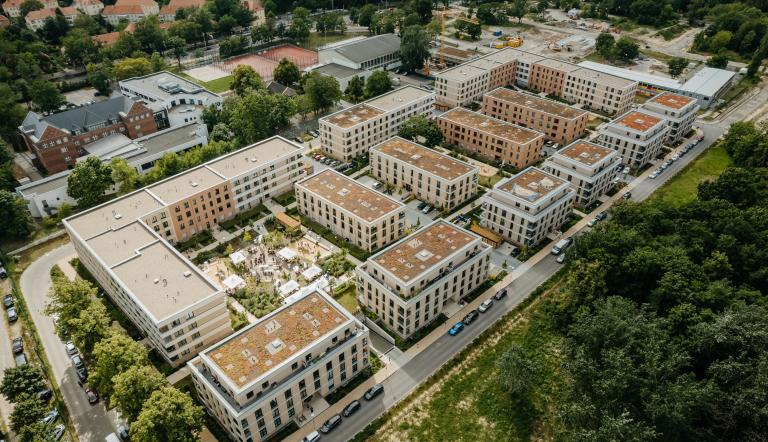 ProPotsdam Wohnungsbau - Luftbild Heinrich Mann Allee