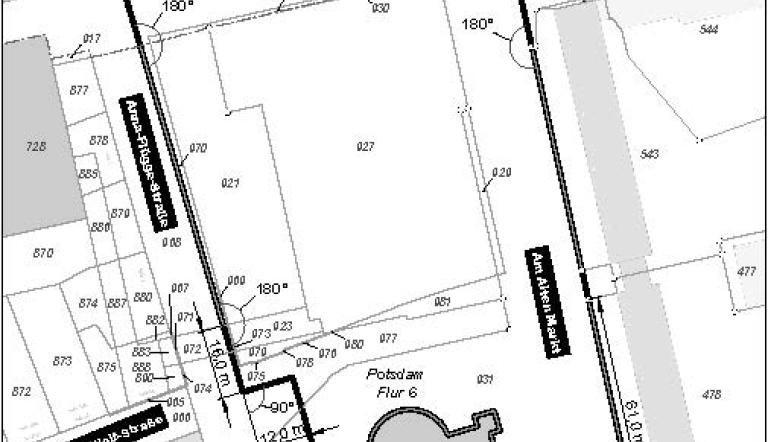 Zu sehen ist der Geltungsbereich des Bebauungsplans SAN-P 20