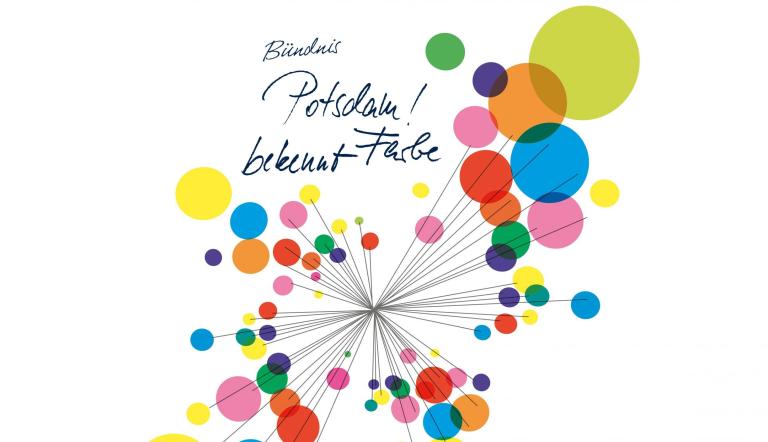 Logo Bündnis Potsdam! bekennt Farbe Logo Bündnis Potsdam! bekennt Farbe