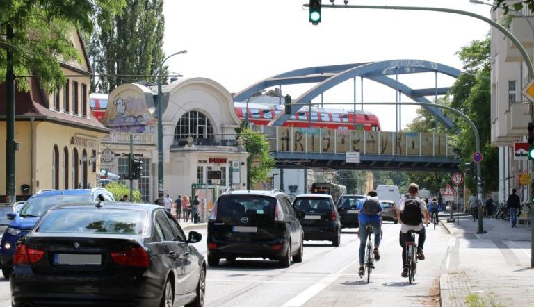 Eisenbahnstrecke in Potsdam West