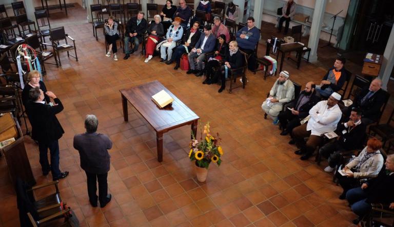 Die Interkulturelle Woche Potsdam ist am Sonntag, 24. September, in der Französischen Kirche eröffnet worden. Die Interkulturelle Woche Potsdam ist am Sonntag, 24. September, in der Französischen Kirche eröffnet worden.