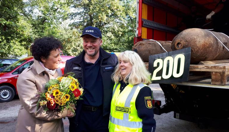 Alle fünf Bomben, darunter Nr. 200 und 201 nach der Wende, sind entschärft