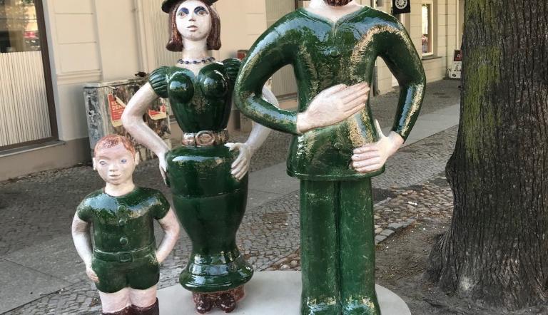 Familie Grün im Jahr 2020. Foto Landeshauptstadt Potsdam/ Bianka Peetz-Mühlstein Familie Grün im Jahr 2020