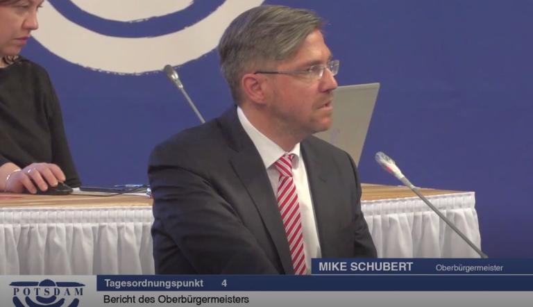 Sitzung der Stadtverordnetenversammlung am 3. März 2021 (Screenshot) Sitzung der Stadtverordnetenversammlung am 3. März 2021