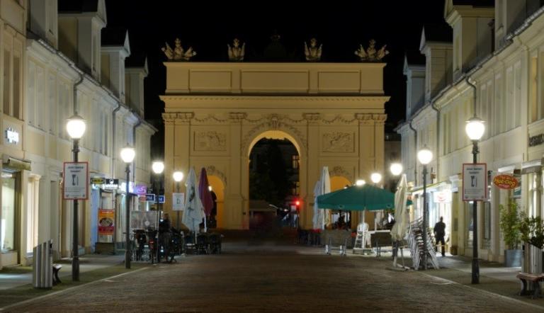 Beleuchtung in der Brandenburger Straße