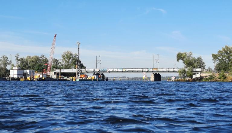 Bauprojekt für Rad- und Fußwegbrücke über den Großen Zernsee. Foto Landeshauptstadt Potsdam/ Lars Schmäh Bauprojekt für Rad- und Fußwegbrücke über den Großen Zernsee