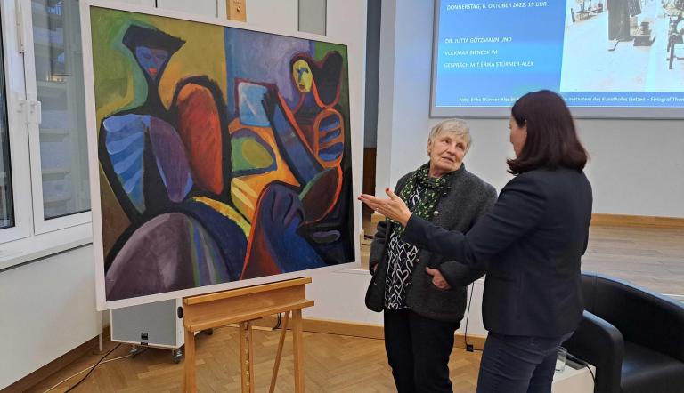 Die Künstlerin Erika Stürmer-Alex übergibt drei Schenkungen an das Potsdam Museum, Die Künstlerin Erika Stürmer-Alex übergibt drei Schenkungen an das Potsdam Museum,