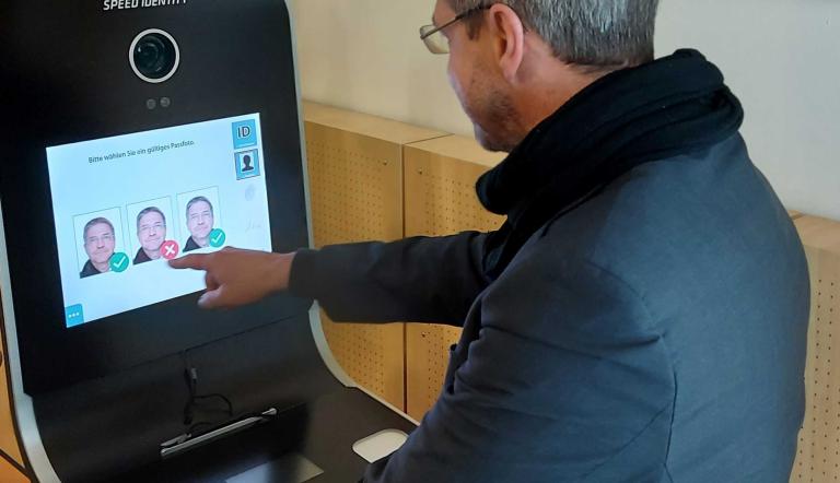 Neues Speed Capture Terminal im Bürgerservice, Neues Speed Capture Terminal im Bürgerservice,