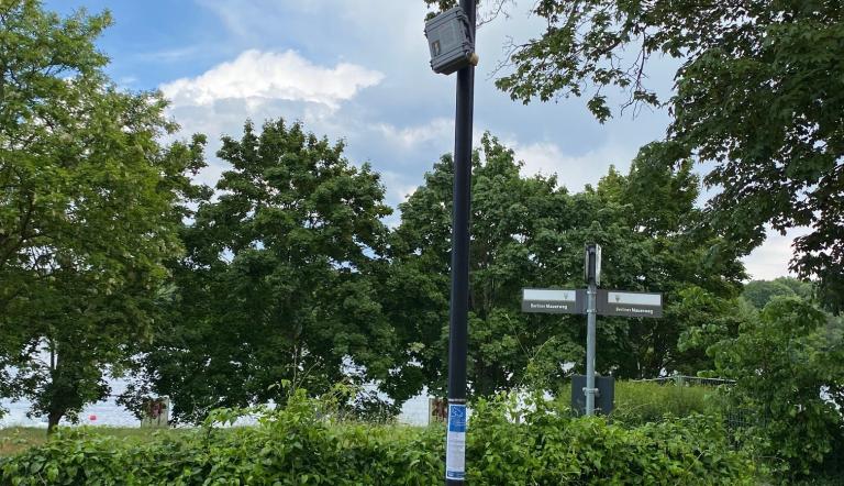Verkehrserfassungen am Griebnitzsee. Foto Landeshauptstadt Potsdam Verkehrserfassungen am Griebnitzsee