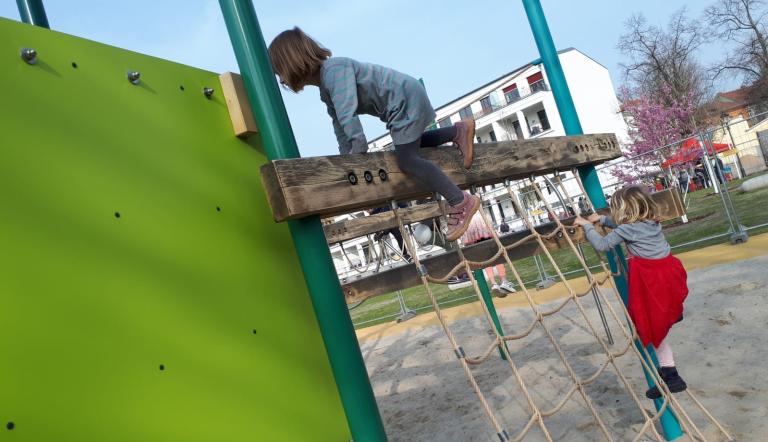 Spielen und Sport treiben: Der erste Bauabschnitt der Plantage ist eröffnet. Foto: Landeshauptstadt Potsdam, Christine Homann