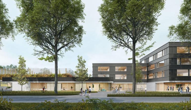 Siegerentwurf vom Atelier Schmelzer Weber, Architekten Part. GmbH zusammen mit HFP Höhne Fitschen + Partner und QUERFELDEINS Landschaft, Städtebau, Architektur Part. GmbH