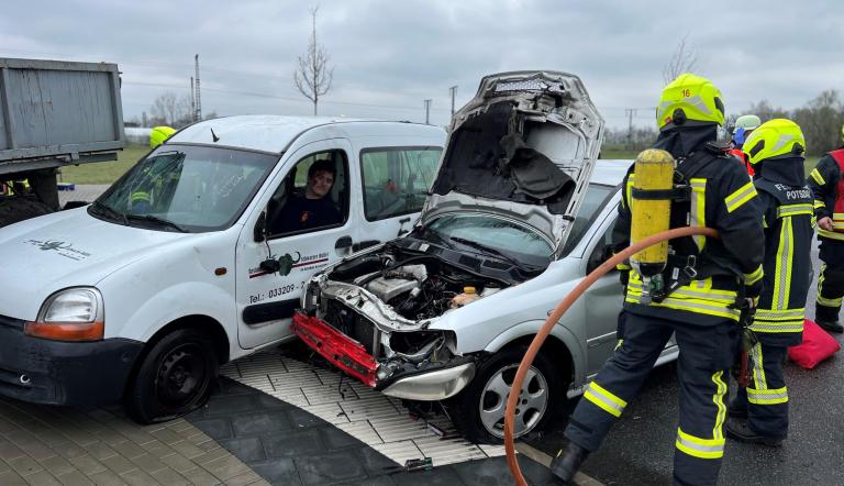 Alarmübung der Feuerwehr Potsdam,