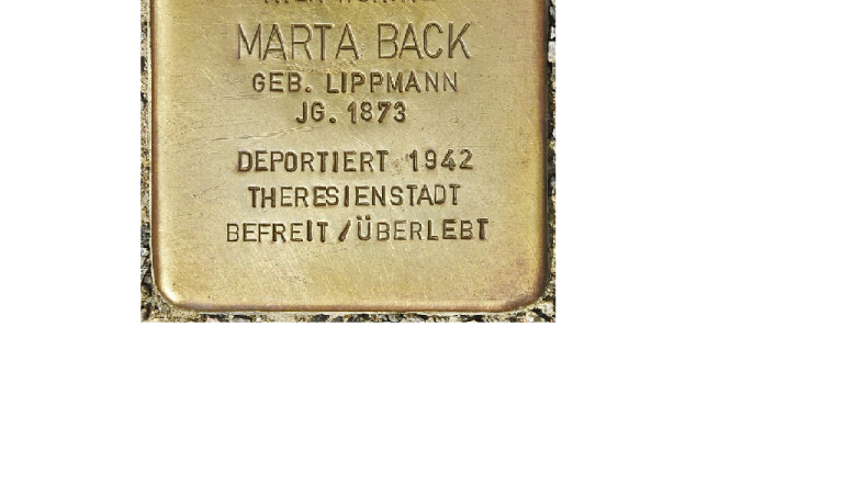 Stolperstein Marta Back