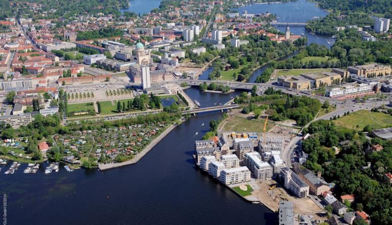 Blick auf die Landeshauptstadt Potsdam