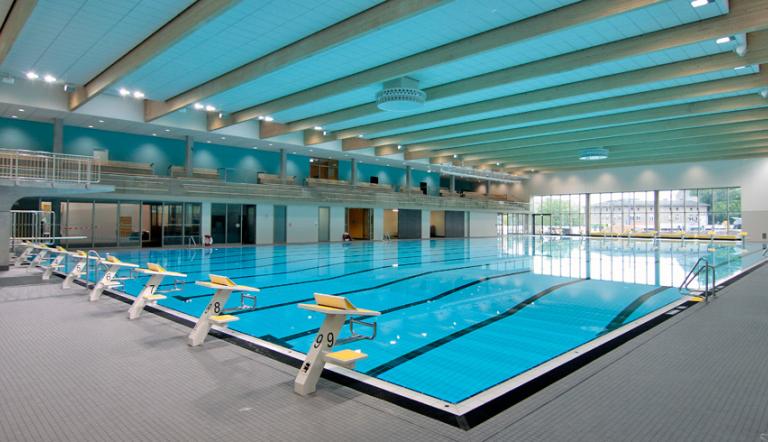 Die neue Schwimmhalle Blu Am Brauhausberg ist seit Juni 2017 geöffnet.