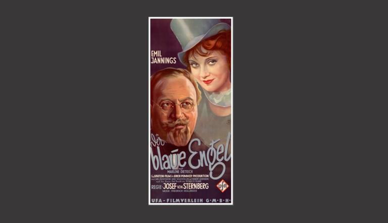 Der blaue Engel (Bildquelle: Deutsche Kinemathek) Das Foto zeigt das Plakat für den Film "Der blaue Engel". (Bildquelle: Deutsche Kinemathek)