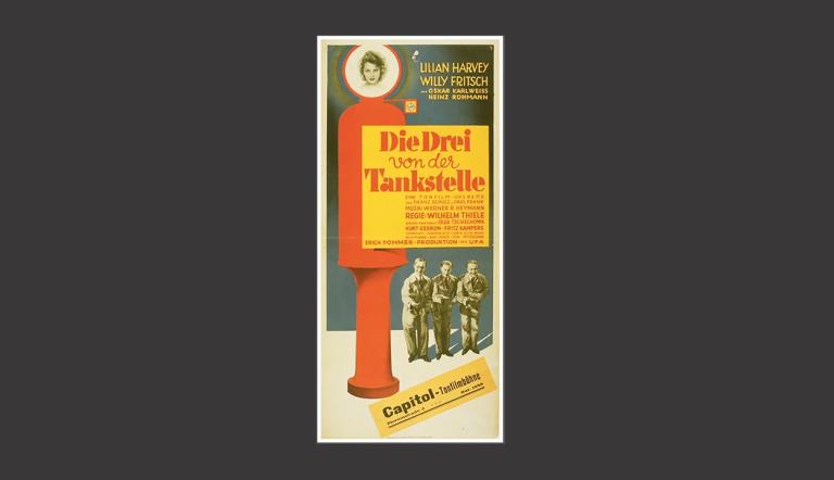 Die Drei von der Tankstelle (Bildquelle: Bundesarchiv Bildarchiv) Das Bild zeigt das Plakat des Films "Die Drei von der Tankstelle". (Bildquelle: Bundesarchiv Bildarchiv)
