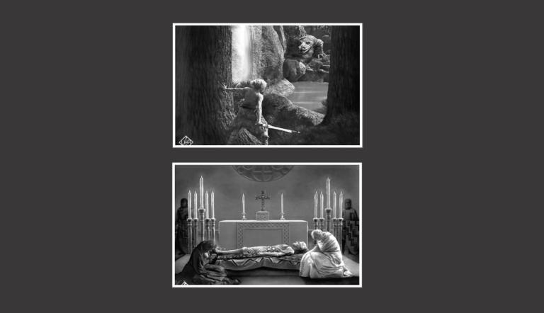 Die Nibelungen, Standfotos Die Nibelungen, Standfotos Das Bild zeigt Standfotos aus dem Film "Die Nibelungen". Die Nibelungen, Standfotos
