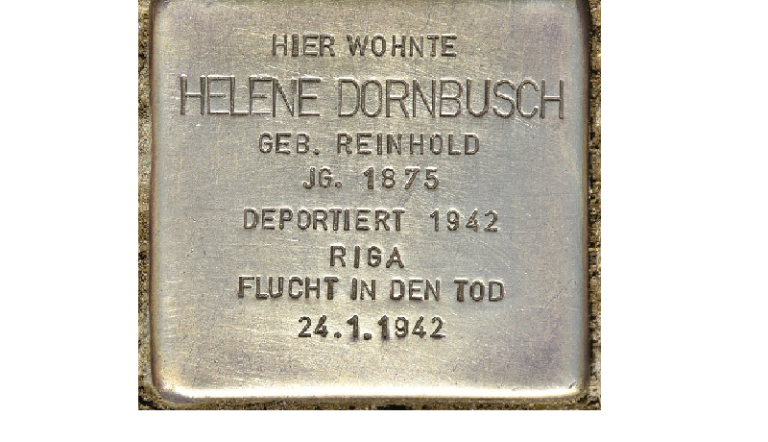 Stolperstein Helene Dornbusch