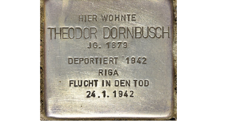 Stolperstein Theodor Dornbusch