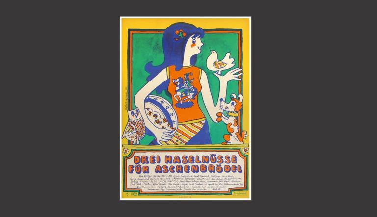 Drei Haselnüsse für Aschenbrödel Das Bild zeigt das Plakat des Films "Drei Haselnüsse für Aschenbrödel".