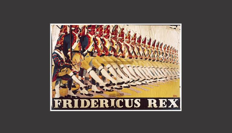 Das Bild zeigt das Plakat des Fims "Fridericus Rex". (Bildquelle:  Bundesarchiv Bildarchiv)
