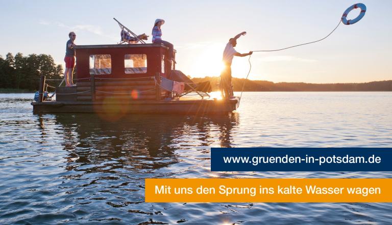 Postkarte "Gründen in Potsdam"