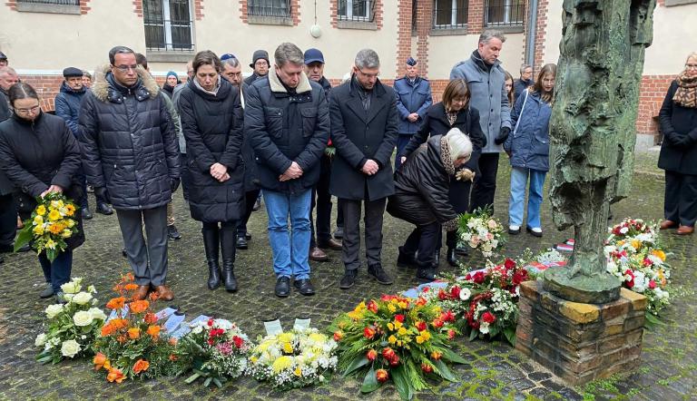 Potsdam gedenkt der Opfer des Nationalsozialismus in der Gedenkstätte Lindenstraße. Foto LHP/Susanne Tockan Potsdam gedenkt der Opfer des Nationalsozialismus in der Gedenkstätte Lindenstraße