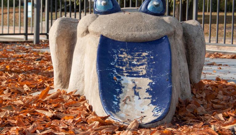 Kröte aus Beton Kröte aus Beton