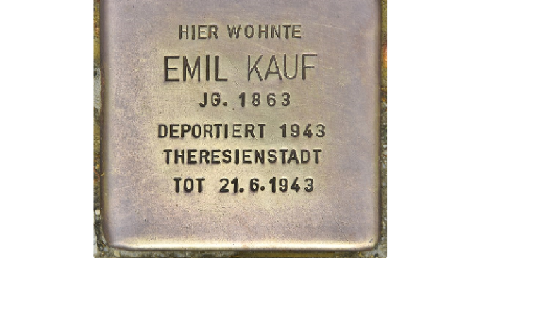 Stolperstein Emil Kauf