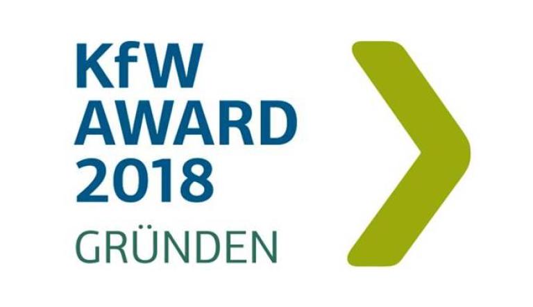 Logo KfW-Award "Gründen" 2018 Logo KfW-Award "Gründen" 2018