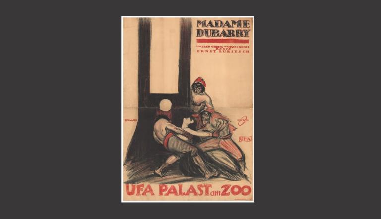 Das Bild zeigt das Plakat des Films "Madame Dubarry". (Bildquelle: Deutsche Kinemathek)