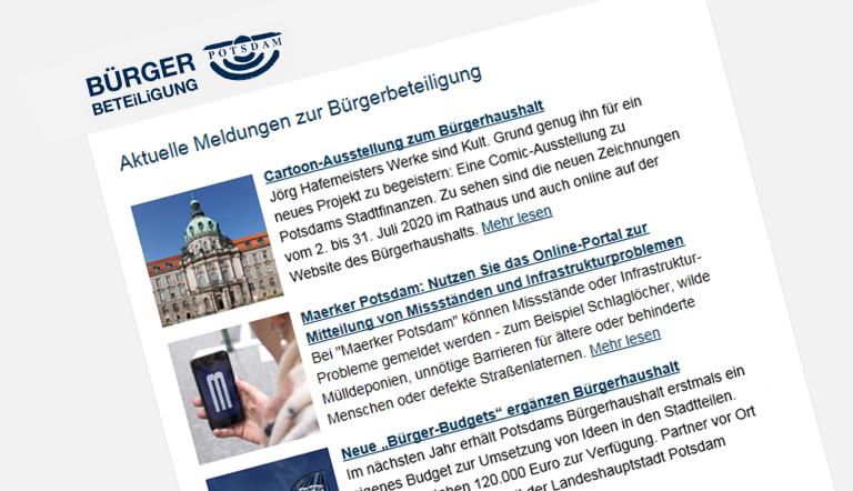 Newsletter Bürgerbeteiligung Newsletter Bürgerbeteiligung