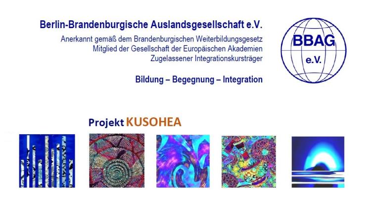 Projekt Kusohea der Berlin-Brandenburgischen Auslandsgesellschaft Logo BBAG e. V. und Projekt Kusohea