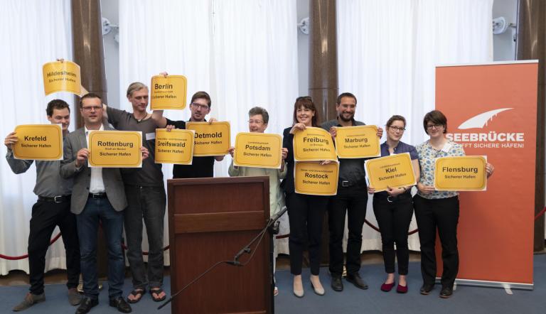 Gründungsmitglieder des Bündnisses während des Kongresses am 13./14.06.2019