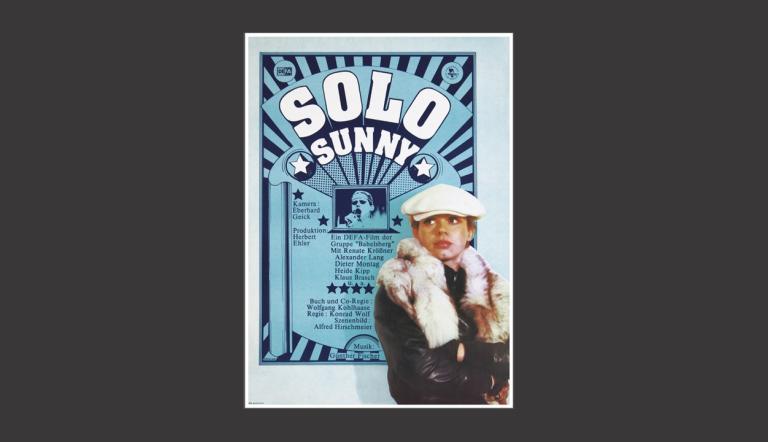 Solo Sunny Das Bild zeigt das Plakat des Films "Solo Sunny".