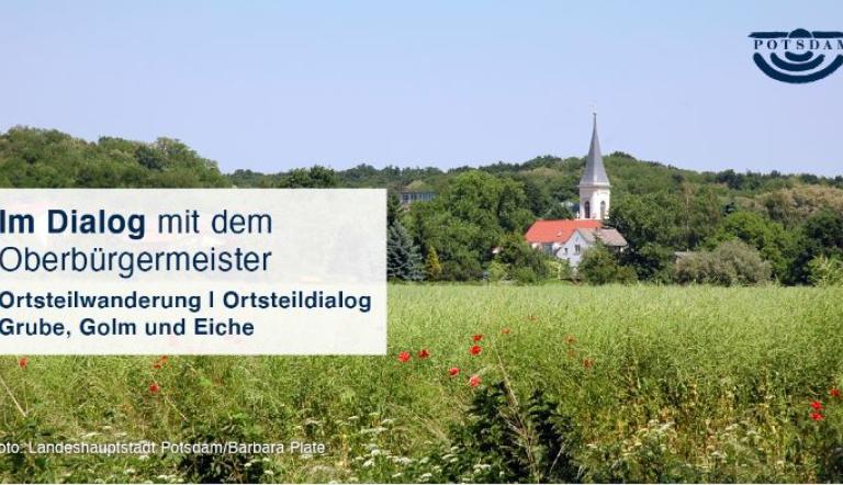 Stadtteilwanderung am 3. Juni in Grube, Golm und Eiche, Stadtteilwanderung am 3. Juni in Grube, Golm und Eiche,