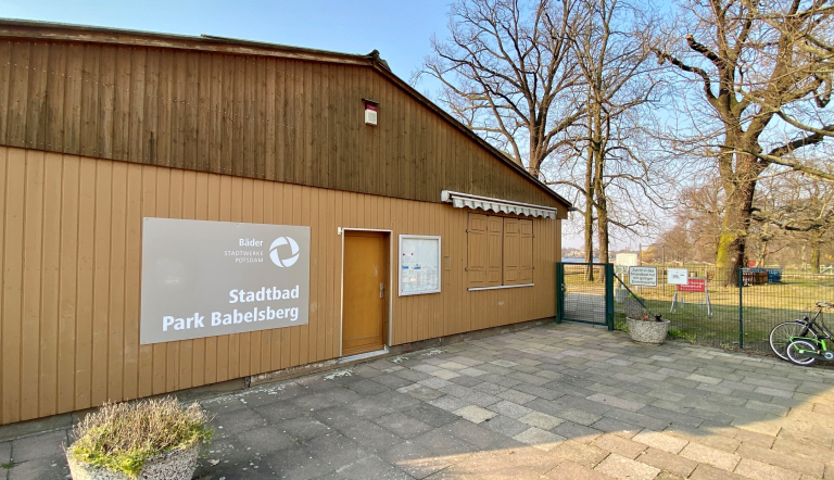 Eingang Strandbad Babelsberg Eingang Strandbad Babelsberg