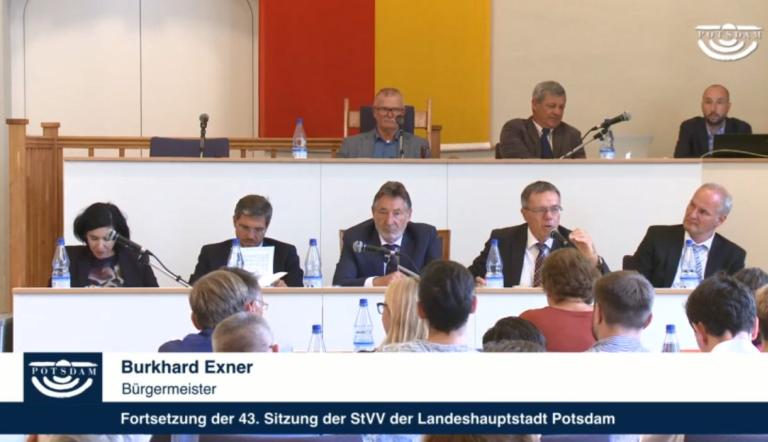 Sitzung der Stadtverordnetenversammlung vom 10. September 2018 Sitzung der Stadtverordnetenversammlung vom 10. September 2018