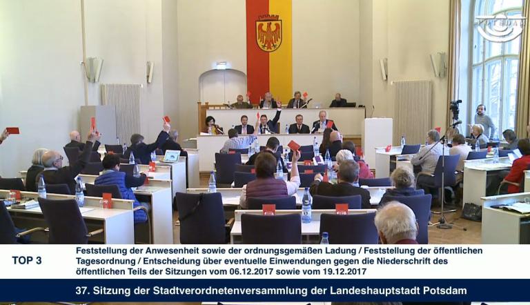 Sitzung der Stadtverordnetenversammlung vom 31. Januar 2018 Sitzung der Stadtverordnetenversammlung vom 31. Januar 2018