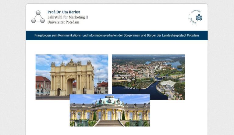 Startseite der Online-Umfrage der Universität Potsdam Startseite der Online-Umfrage der Universität Potsdam