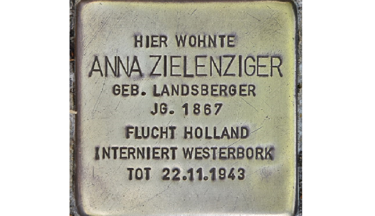 Stolperstein Anna Zielenziger