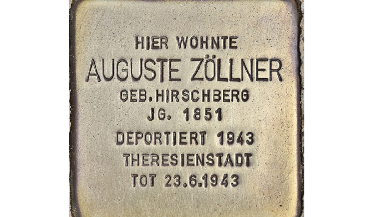 Stolperstein Auguste Zöllner