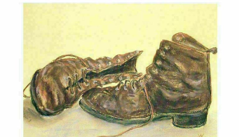 Willis Wanderschuhe, Foto: Willi Voß, Lizenz: Heimatverein Caputh 