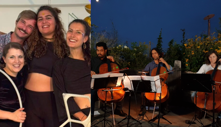 Foto: stabernack eh fau: Philipp Schneidermüller; Cellogy Cello Trio: Claudia Meier