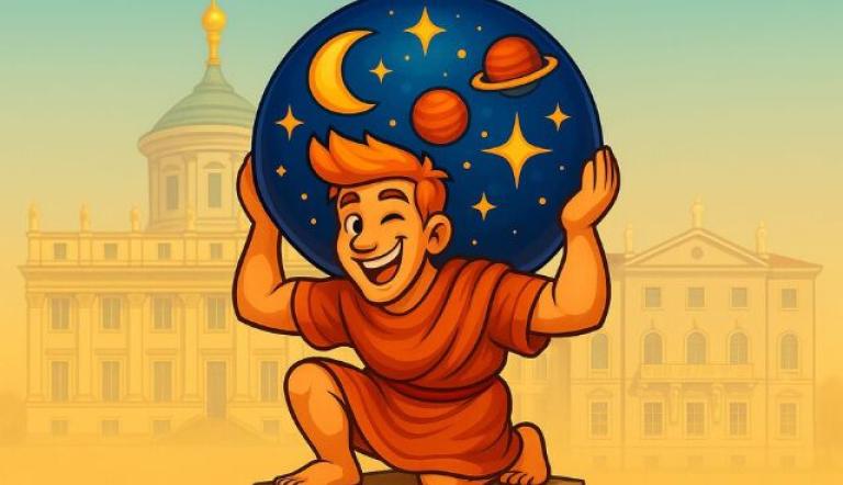 Der Atlas erzählt, Foto: ChatGPT, Anke Stemmann, Lizenz: Potsdam Museum