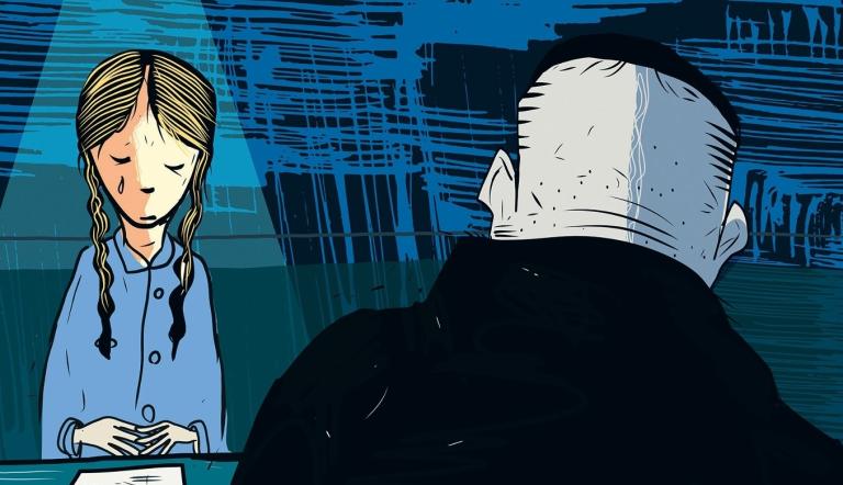 Foto: gezeichnet von Ali Altschaffel, Lizenz: Stiftung Gedenkstätte Lindenstraße